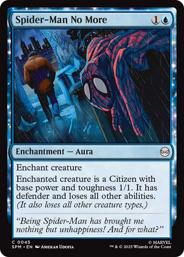 Spider-Man No More [Marvel's Spider-Man] MTG Single Magic: The Gathering | Red Claw Gaming
