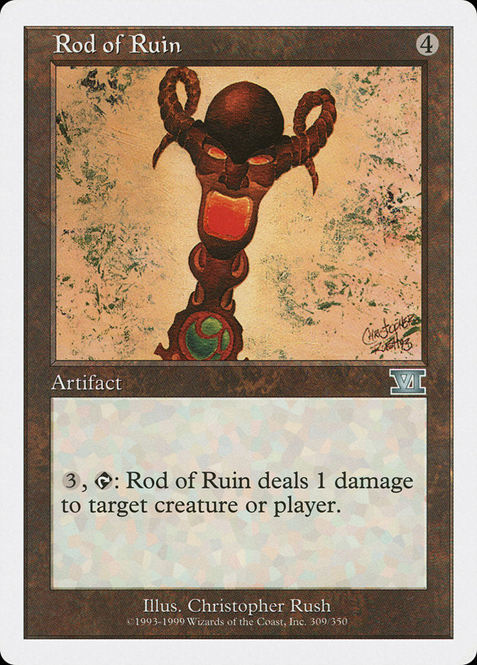 Rod of Ruin [Classic Sixth Edition] MTG Single Magic: The Gathering | Red Claw Gaming
