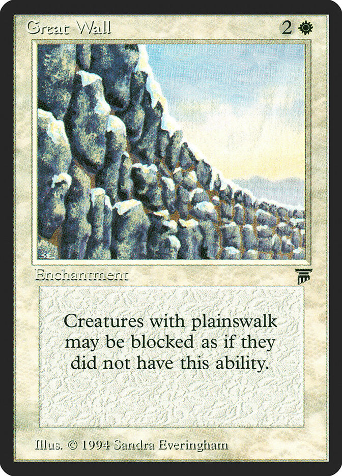 Great Wall [Legends] MTG Single Magic: The Gathering | Red Claw Gaming