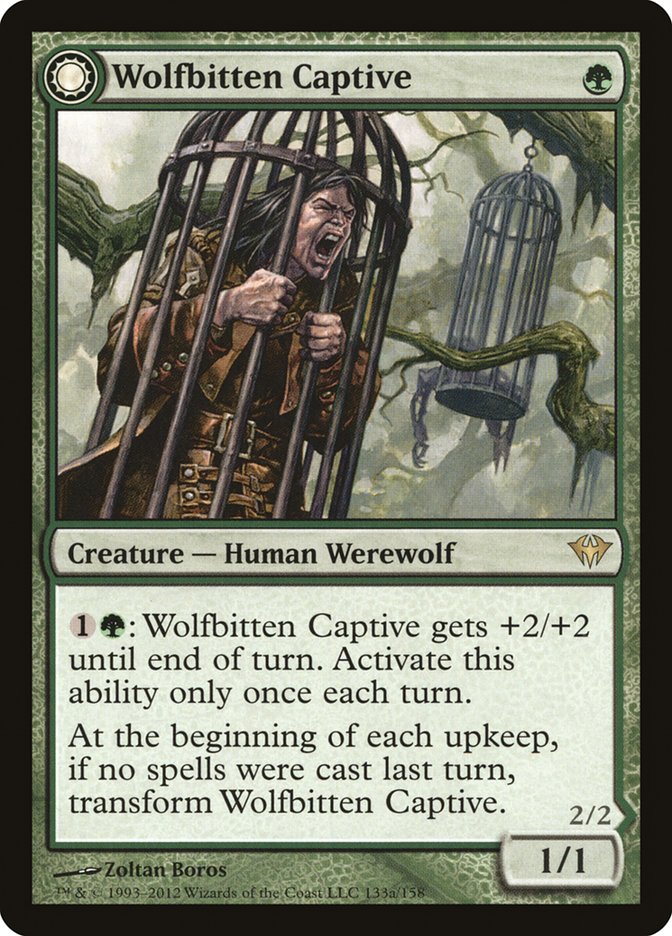 Wolfbitten Captive // Krallenhorde Killer [Dark Ascension] MTG Single Magic: The Gathering | Red Claw Gaming