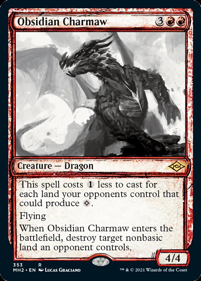 Obsidian Charmaw (Sketch) [Modern Horizons 2] MTG Single Magic: The Gathering | Red Claw Gaming