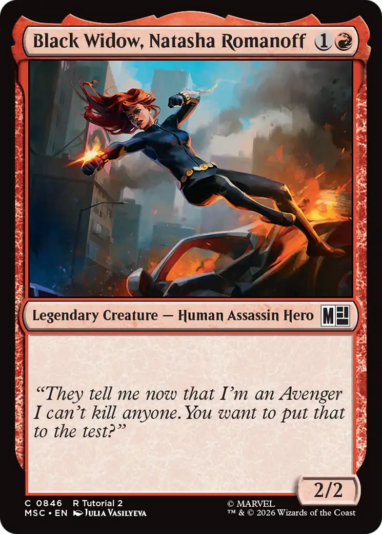 Black Widow, Natasha Romanoff [Marvel Super Heroes Commander] | Red Claw Gaming