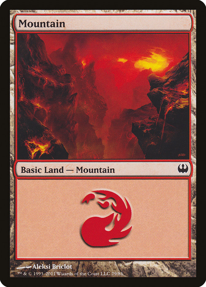 Mountain (79) [Duel Decks: Knights vs. Dragons] MTG Single Magic: The Gathering | Red Claw Gaming