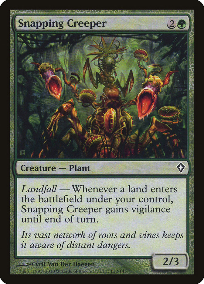 Snapping Creeper [Worldwake] MTG Single Magic: The Gathering | Red Claw Gaming