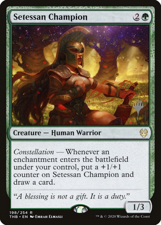Setessan Champion (Promo Pack) [Theros Beyond Death Promos] MTG Single Magic: The Gathering | Red Claw Gaming