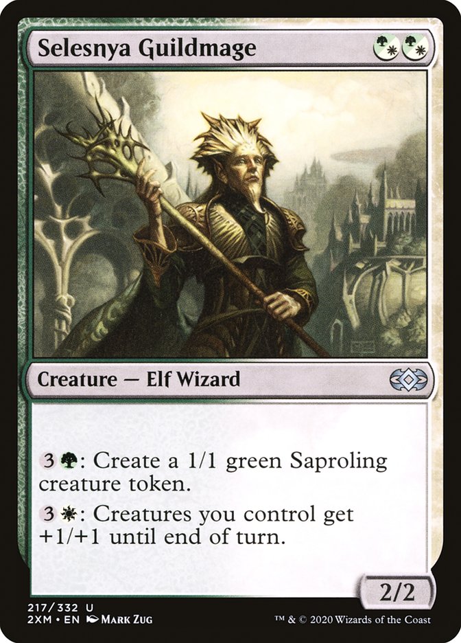 Selesnya Guildmage [Double Masters] MTG Single Magic: The Gathering | Red Claw Gaming