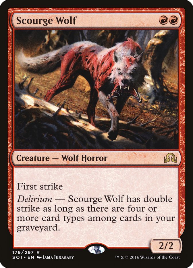Scourge Wolf [Shadows over Innistrad] MTG Single Magic: The Gathering | Red Claw Gaming