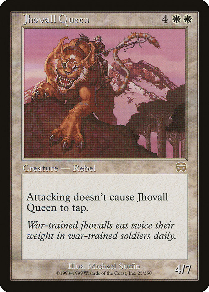 Jhovall Queen [Mercadian Masques] MTG Single Magic: The Gathering | Red Claw Gaming