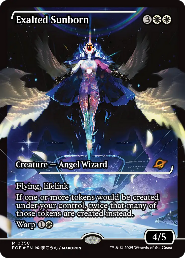 Exalted Sunborn (Showcase) [Edge of Eternities] MTG Single Magic: The Gathering | Red Claw Gaming