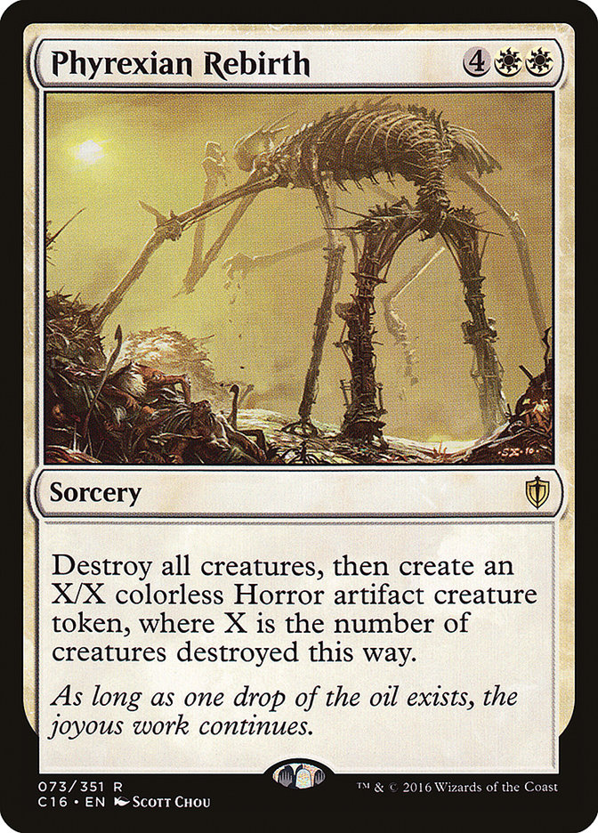 Phyrexian Rebirth [Commander 2016] MTG Single Magic: The Gathering | Red Claw Gaming