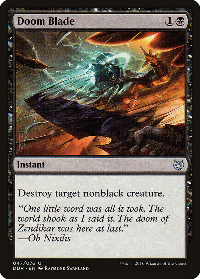 Doom Blade [Duel Decks: Nissa vs. Ob Nixilis] MTG Single Magic: The Gathering | Red Claw Gaming