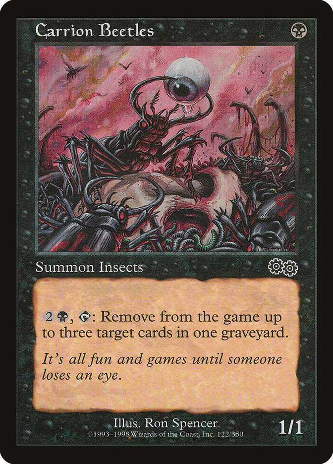 Carrion Beetles [Urza's Saga] MTG Single Magic: The Gathering | Red Claw Gaming
