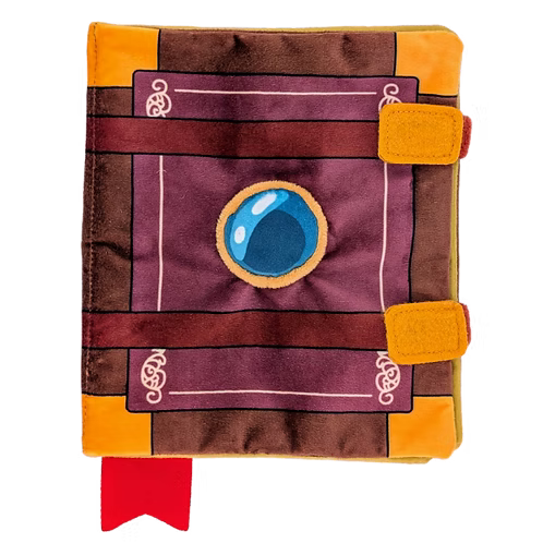 Wizard's Spellbook Dog Toy – Interactive Treat-Hiding Plush | Red Claw Gaming