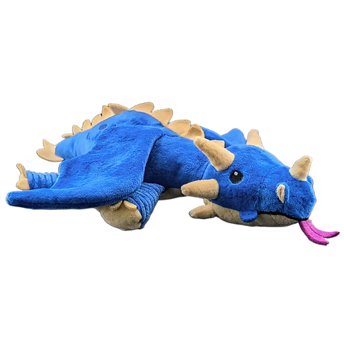 Sparkbolt – Blue Dragon Wyrmling Plush Pet Toy | Red Claw Gaming