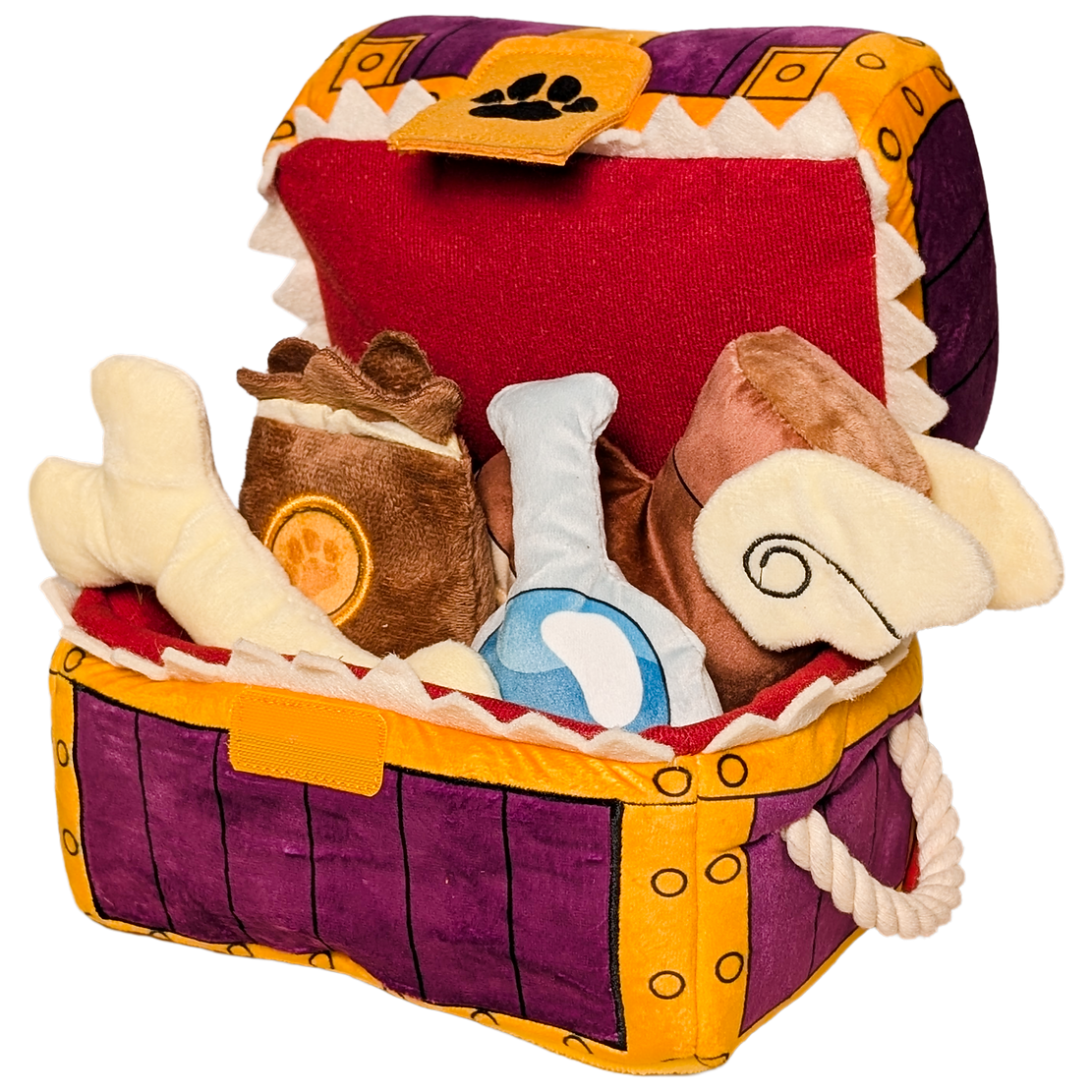 Mimic Chest - Interactive Plush Toy Dog Toy Paw-lymorph | Red Claw Gaming