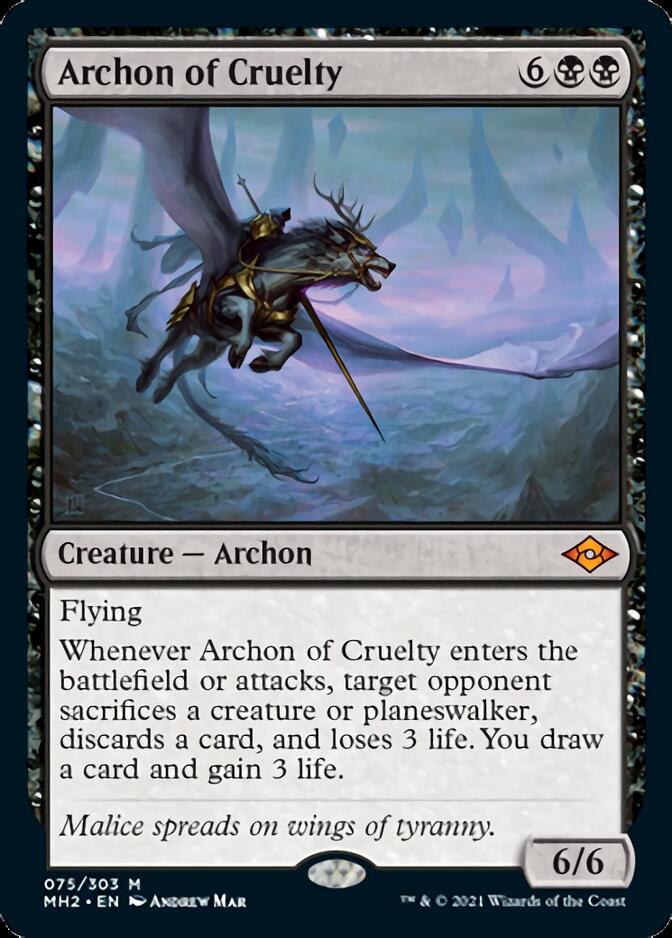 Archon of Cruelty [Modern Horizons 2] MTG Single Magic: The Gathering | Red Claw Gaming