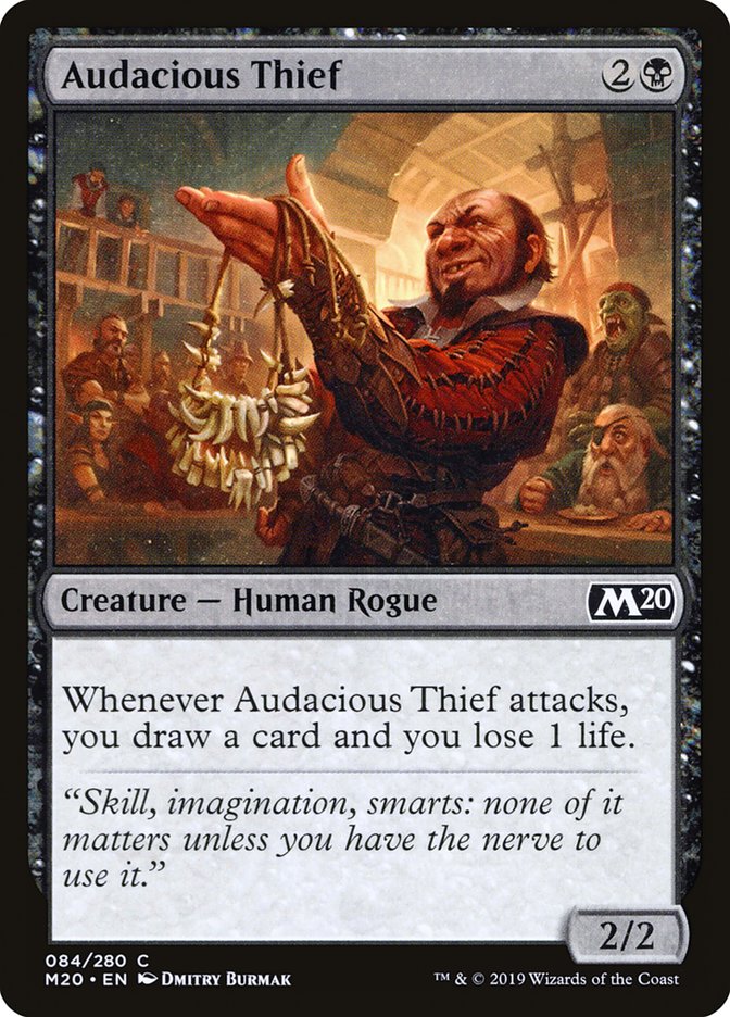 Audacious Thief [Core Set 2020] MTG Single Magic: The Gathering | Red Claw Gaming