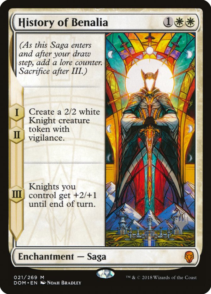 History of Benalia (Promo Pack) [Dominaria Promos] MTG Single Magic: The Gathering | Red Claw Gaming
