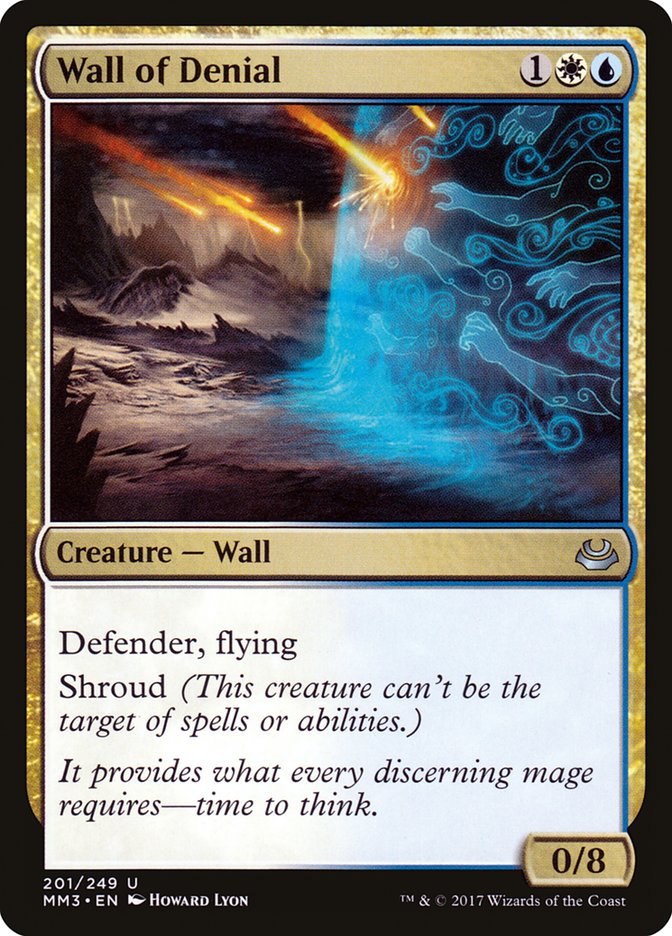 Wall of Denial [Modern Masters 2017] MTG Single Magic: The Gathering | Red Claw Gaming