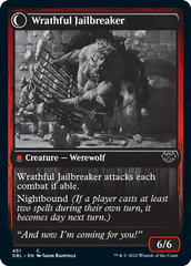 Weary Prisoner // Wrathful Jailbreaker [Innistrad: Double Feature] MTG Single Magic: The Gathering | Red Claw Gaming