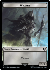 Treasure // Wraith Double-Sided Token [The Lord of the Rings: Tales of Middle-Earth Commander Tokens] MTG Single Magic: The Gathering | Red Claw Gaming