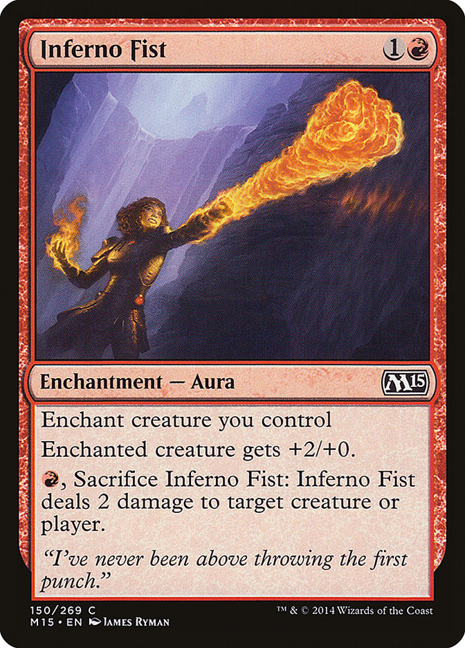Inferno Fist [Magic 2015] MTG Single Magic: The Gathering | Red Claw Gaming