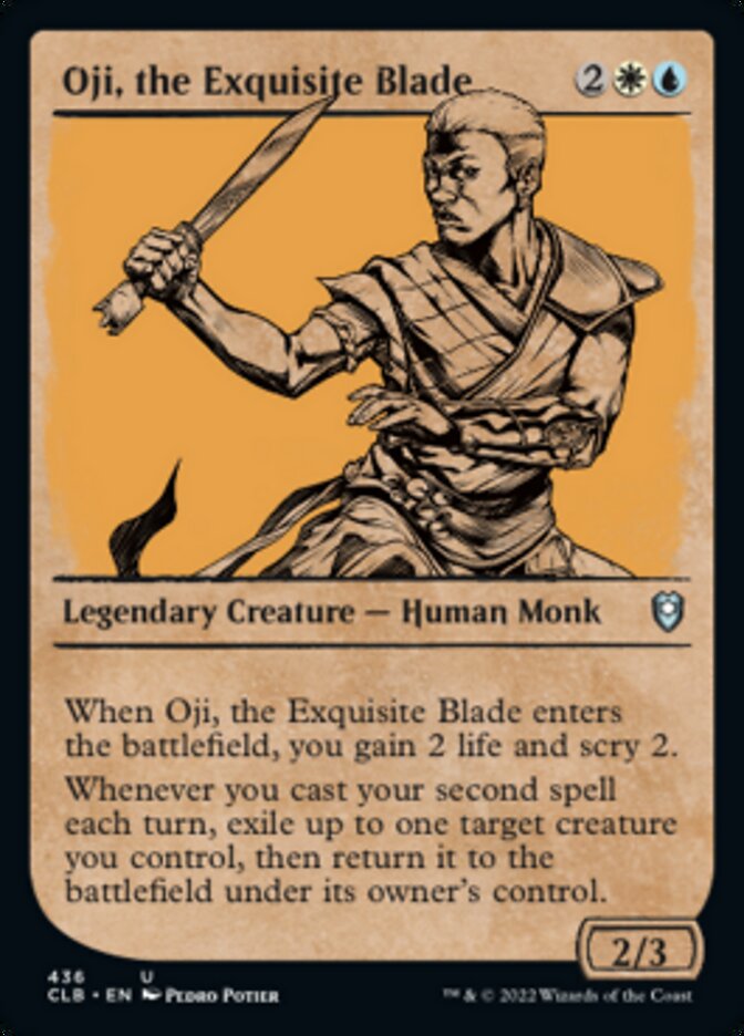 Oji, the Exquisite Blade (Showcase) [Commander Legends: Battle for Baldur's Gate] MTG Single Magic: The Gathering | Red Claw Gaming