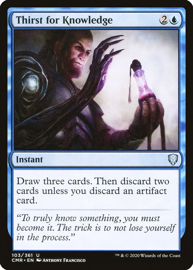 Thirst for Knowledge [Commander Legends] MTG Single Magic: The Gathering | Red Claw Gaming