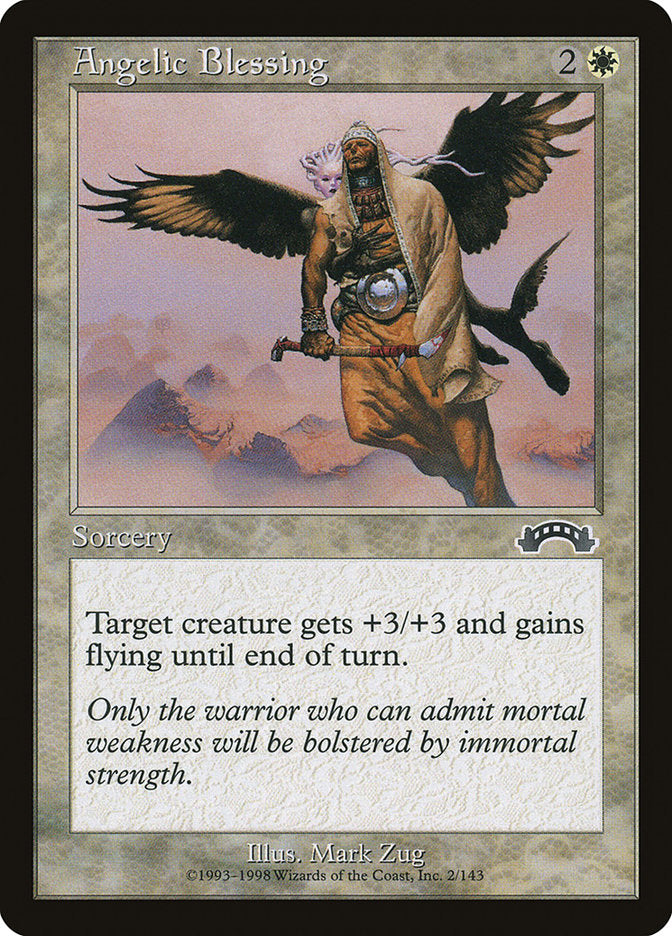 Angelic Blessing [Exodus] MTG Single Magic: The Gathering | Red Claw Gaming