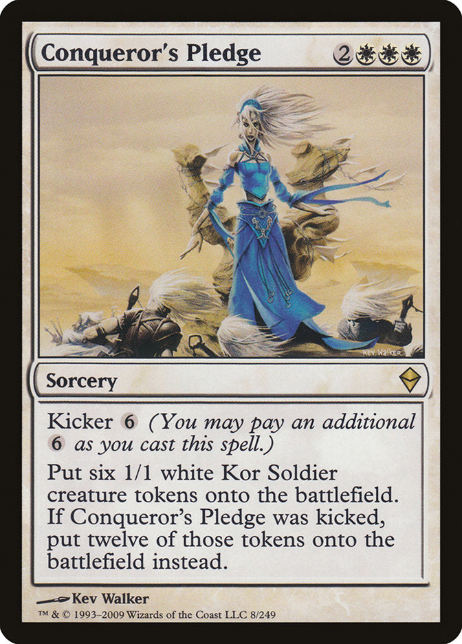 Conqueror's Pledge [Zendikar] MTG Single Magic: The Gathering | Red Claw Gaming