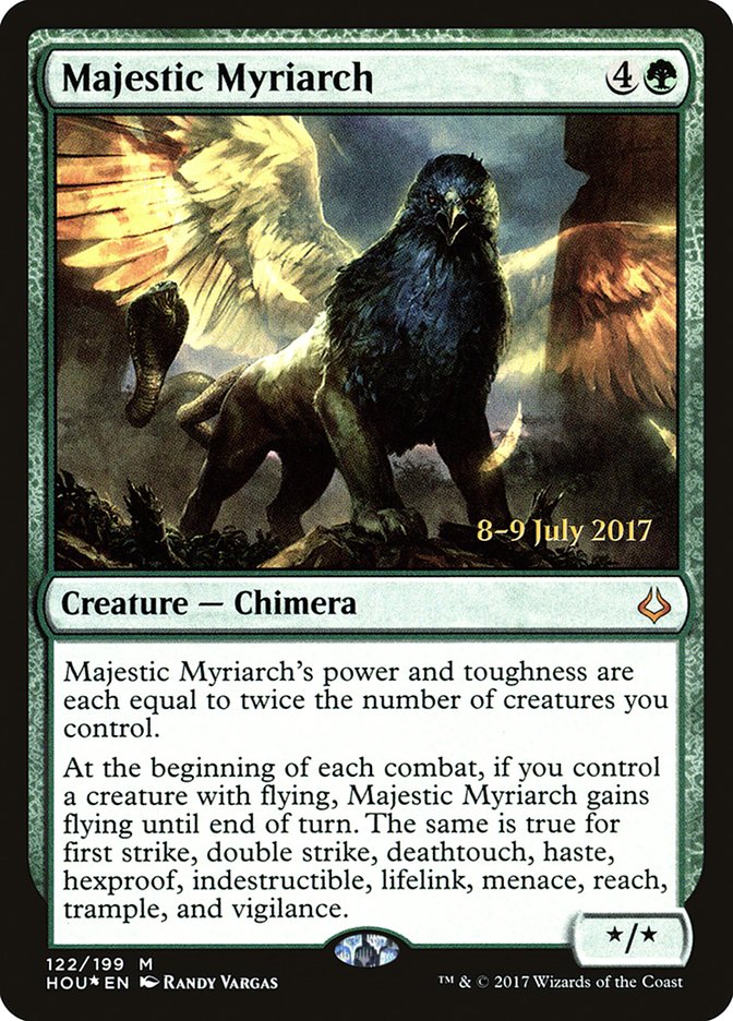 Majestic Myriarch [Hour of Devastation Prerelease Promos] MTG Single Magic: The Gathering | Red Claw Gaming