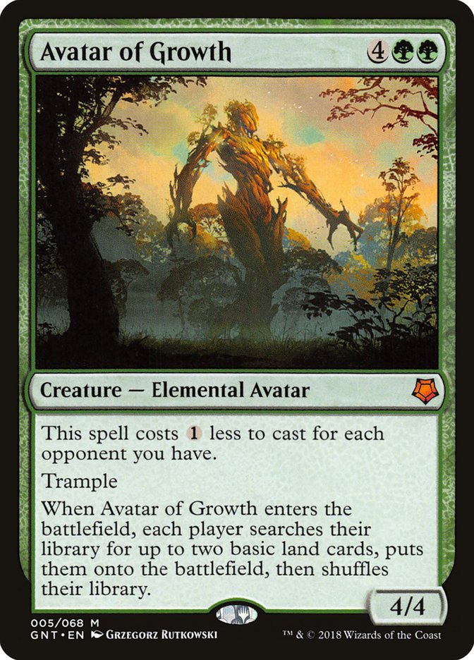 Avatar of Growth [Game Night 2018] MTG Single Magic: The Gathering | Red Claw Gaming