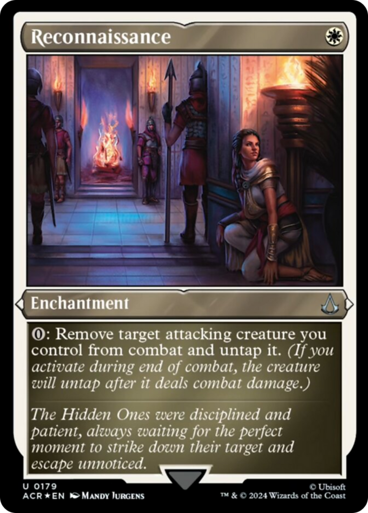 Reconnaissance (Foil Etched) [Assassin's Creed] MTG Single Magic: The Gathering | Red Claw Gaming