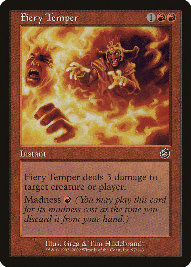 Fiery Temper [Torment] MTG Single Magic: The Gathering | Red Claw Gaming