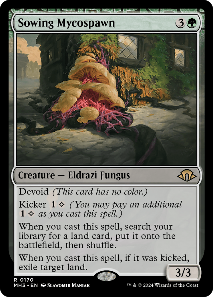 Sowing Mycospawn [Modern Horizons 3] MTG Single Magic: The Gathering | Red Claw Gaming
