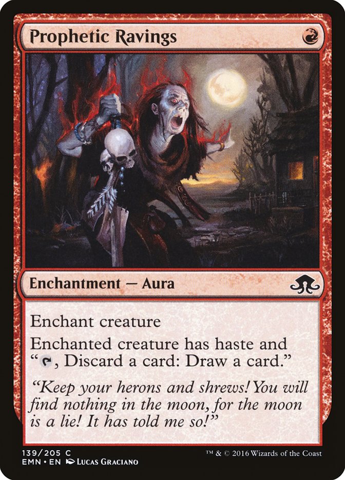 Prophetic Ravings [Eldritch Moon] MTG Single Magic: The Gathering | Red Claw Gaming