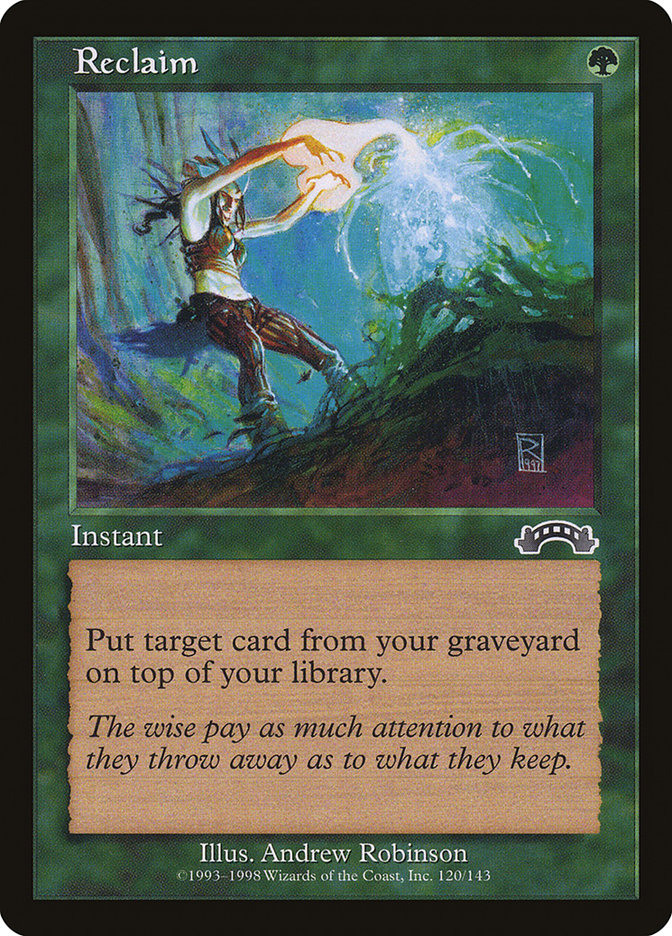Reclaim [Exodus] MTG Single Magic: The Gathering | Red Claw Gaming