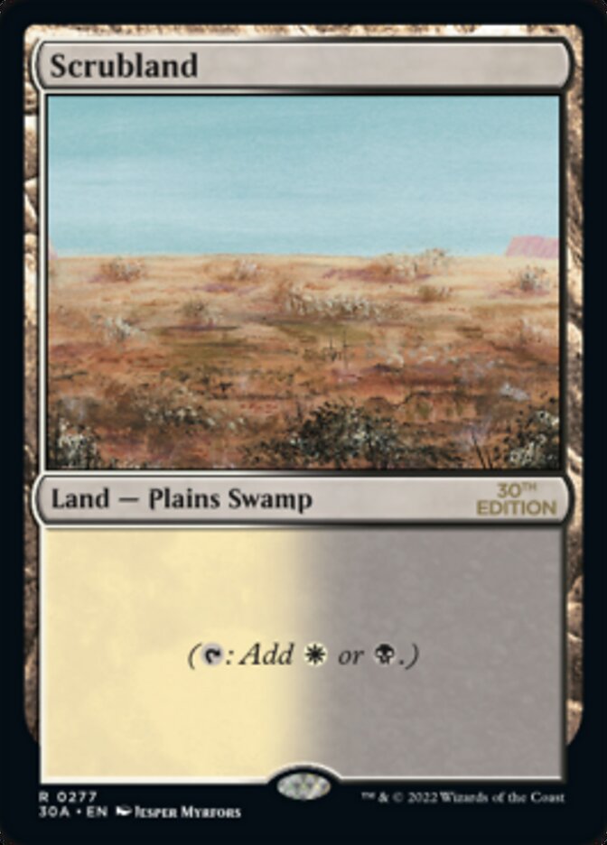 Scrubland [30th Anniversary Edition] MTG Single Magic: The Gathering | Red Claw Gaming