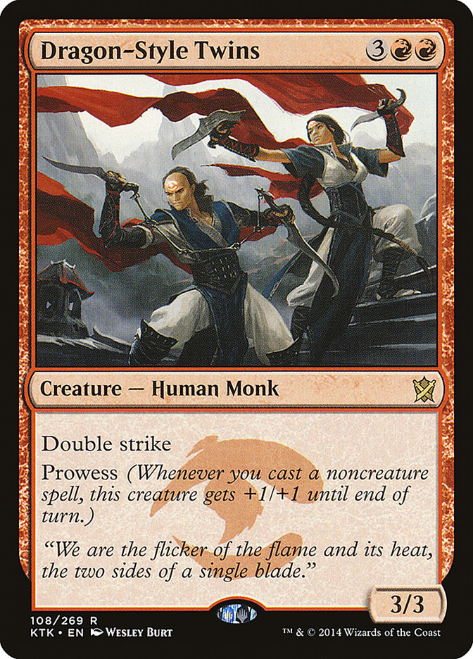 Dragon-Style Twins [Khans of Tarkir] MTG Single Magic: The Gathering | Red Claw Gaming