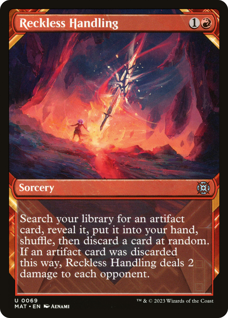 Reckless Handling (Showcase) [March of the Machine: The Aftermath] MTG Single Magic: The Gathering | Red Claw Gaming