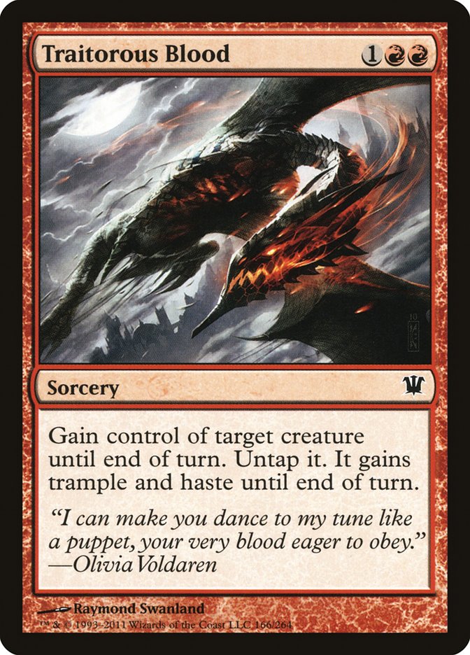 Traitorous Blood [Innistrad] MTG Single Magic: The Gathering | Red Claw Gaming