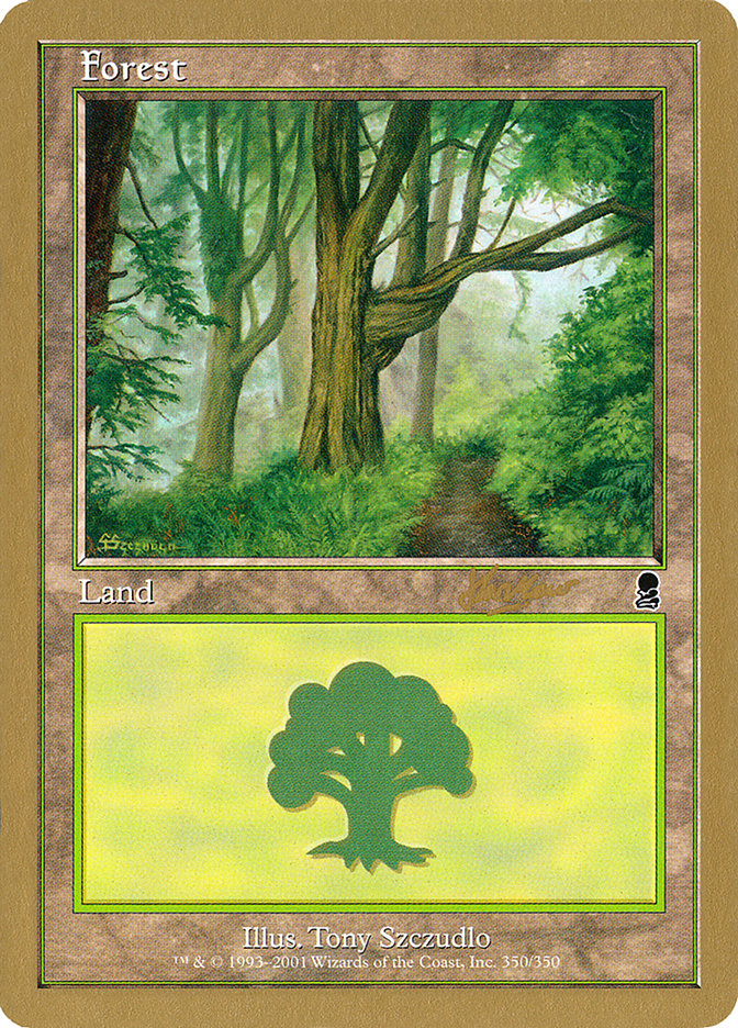 Forest (shh350) (Sim Han How) [World Championship Decks 2002] MTG Single Magic: The Gathering | Red Claw Gaming