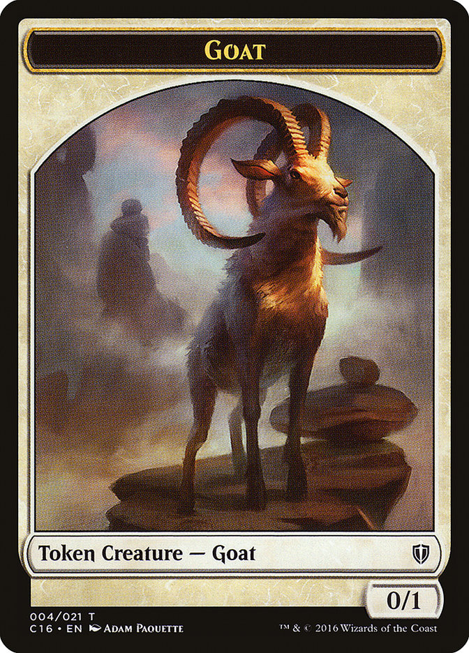 Goat // Thopter Double-Sided Token [Commander 2016 Tokens] MTG Single Magic: The Gathering | Red Claw Gaming