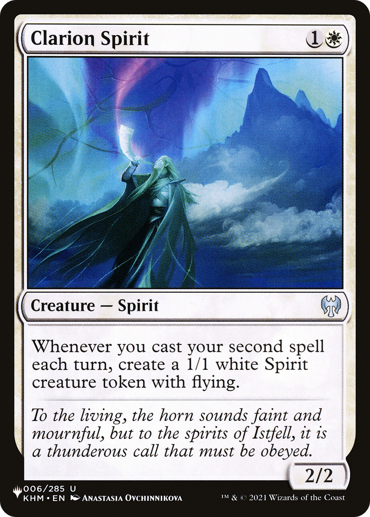 Clarion Spirit [The List] MTG Single Magic: The Gathering | Red Claw Gaming