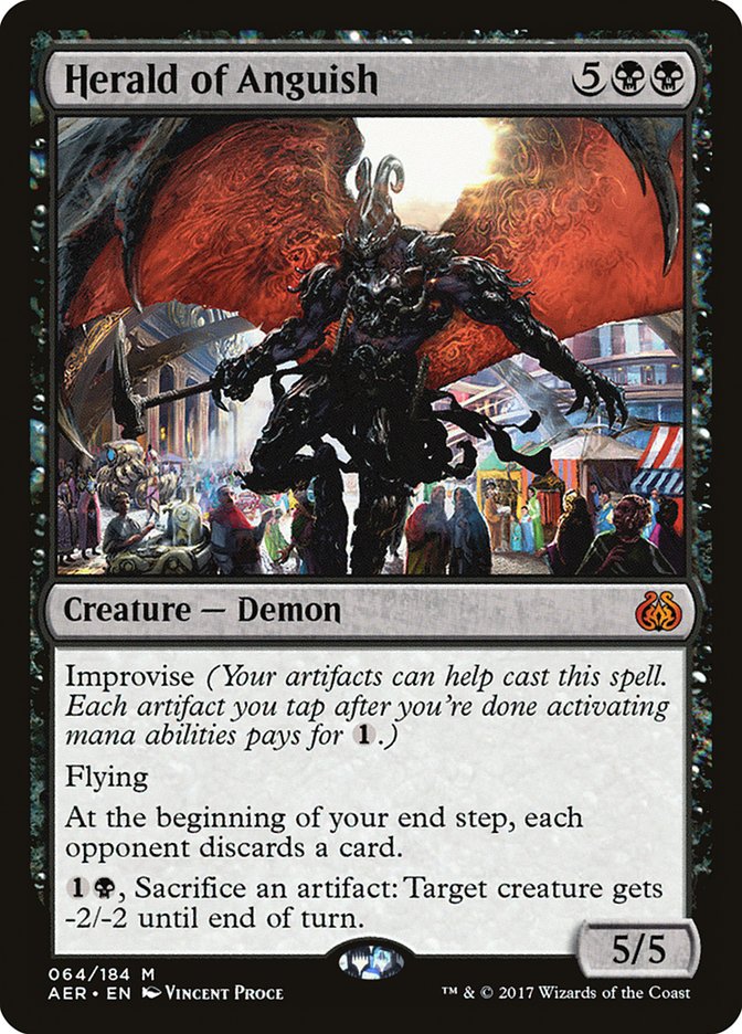 Herald of Anguish [Aether Revolt] MTG Single Magic: The Gathering | Red Claw Gaming