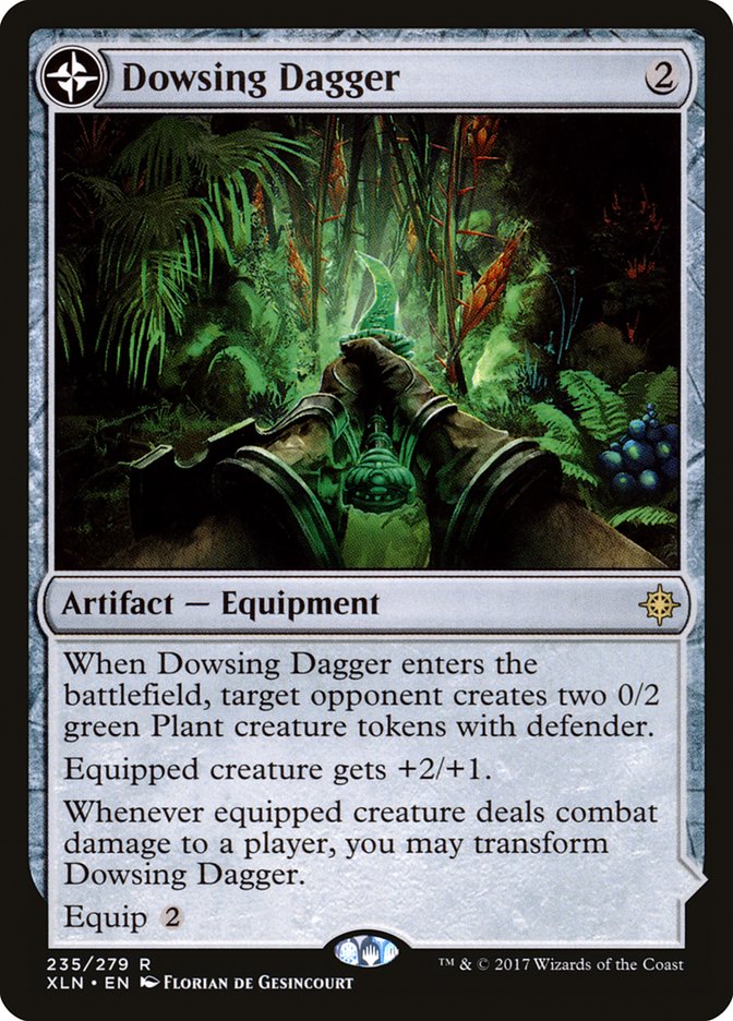 Dowsing Dagger // Lost Vale [Ixalan] MTG Single Magic: The Gathering | Red Claw Gaming