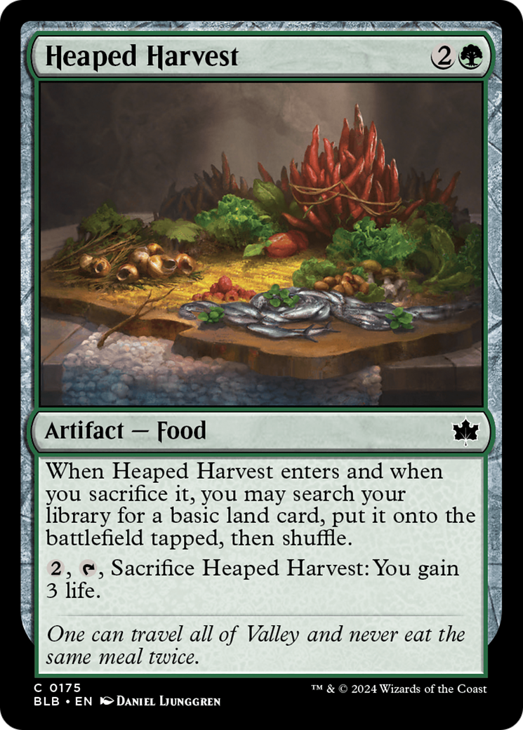 Heaped Harvest [Bloomburrow] MTG Single Magic: The Gathering | Red Claw Gaming