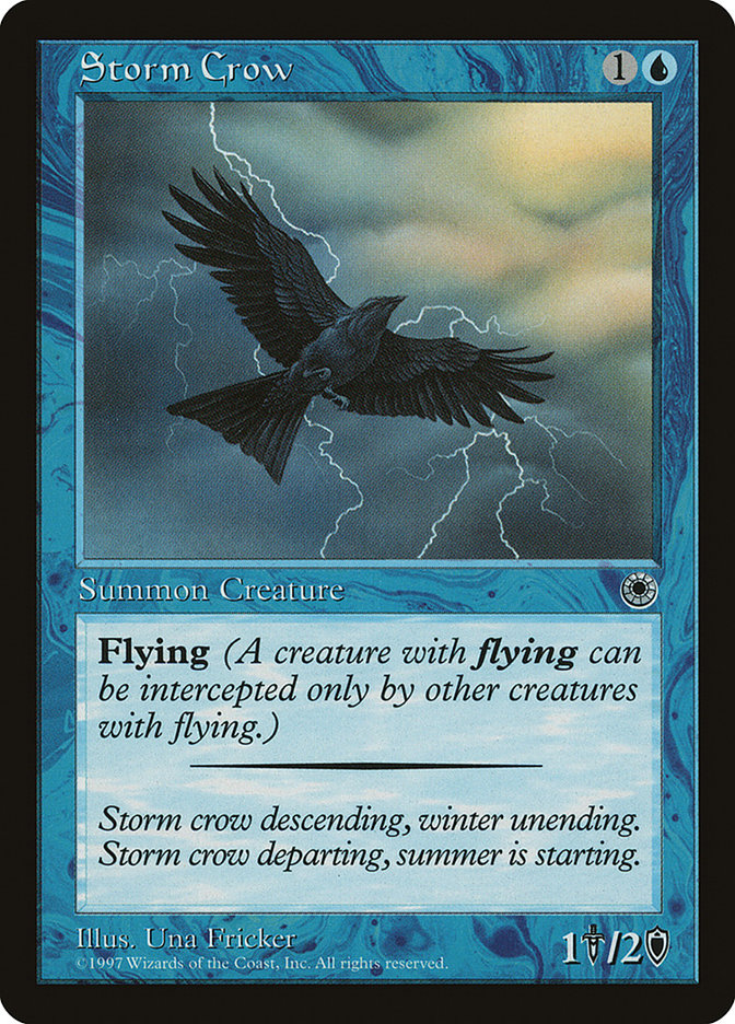 Storm Crow [Portal Demo Game] MTG Single Magic: The Gathering | Red Claw Gaming