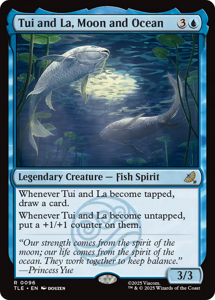 Tui and La, Moon and Ocean [Avatar: The Last Airbender: Eternal-Legal] MTG Single Magic: The Gathering | Red Claw Gaming