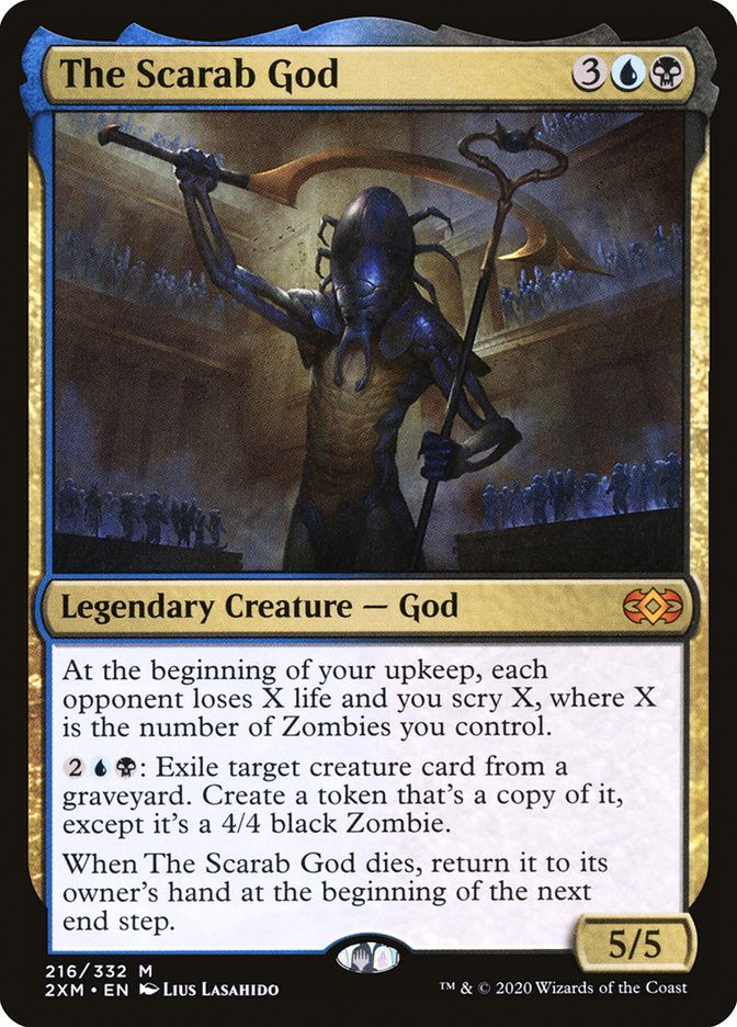 The Scarab God [Double Masters] MTG Single Magic: The Gathering | Red Claw Gaming
